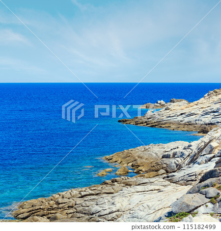 Summer sea coast (Sithonia, Greece). 115182499