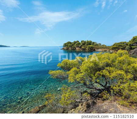Morning Aegean coast, Sithonia, Greece. 115182510