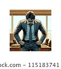 A businessman who is depressed after failing at work 115183741
