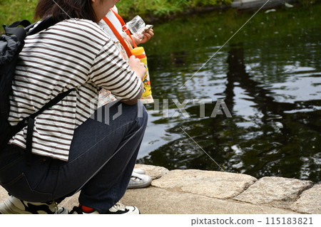 Downtown bicycle parking Downtown bicycle parking 115183821