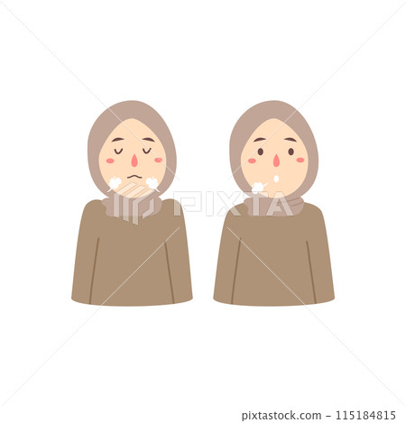 woman doing inhale exhale breath exercise for calm stress woman doing inhale exhale breath exercise for calm stress 115184815