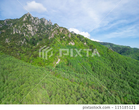 「山梨郡」用無人機拍攝水垣山 115185121