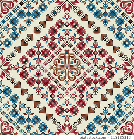 Bulgarian embroidery pattern 106 Bulgarian embroidery pattern 106 115185313