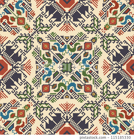 Bulgarian embroidery pattern 116 115185330