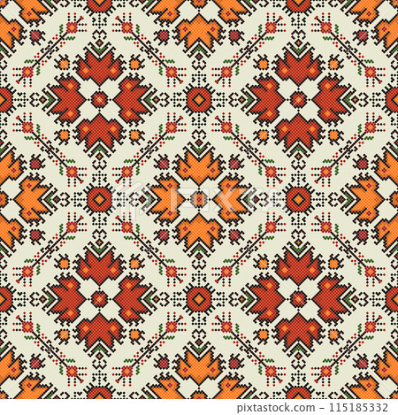 Bulgarian embroidery pattern 117 115185332