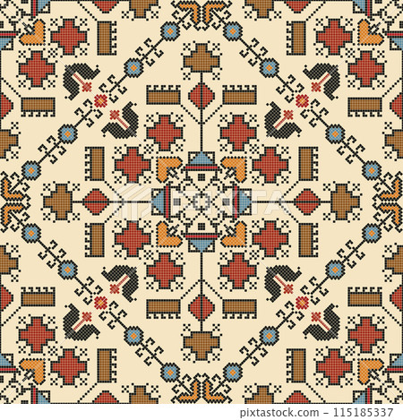 Bulgarian embroidery pattern 120 115185337