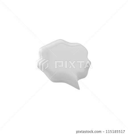 3D glossy white empty speech bubble with wavy edge, vector render text bubble, volume dialogue cloud, chat message icon 3D glossy white empty speech bubble with wavy edge, vector render text bubble, volume dialogue cloud, chat message icon 115185517