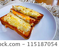 Croque monsieur sumptuous breakfast 115187054