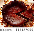 Chocolate Basque Cheesecake 115187055