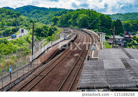 JR西日本關西線 月瀨口站 京都府南山城村 115188288