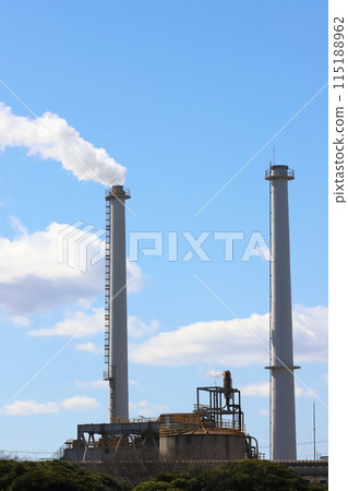 茨城神棲鹿島臨水工業區工廠煙囪 茨城神棲鹿島臨水工業區工廠煙囪 115188962