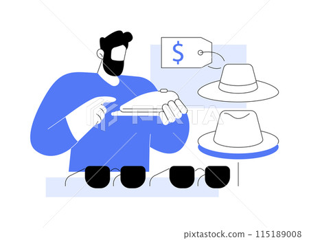 Stylish accessories isolated cartoon vector illustrations. Stylish accessories isolated cartoon vector illustrations. 115189008