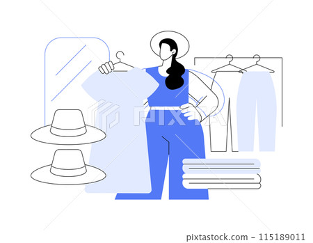 Designer collection isolated cartoon vector illustrations. Designer collection isolated cartoon vector illustrations. 115189011