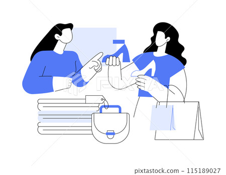 Friends advice on style isolated cartoon vector illustrations. 115189027