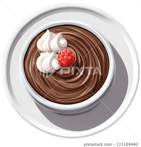 Chocolate mousse 115189440