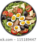 Salade nicoise 115189447