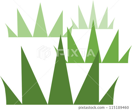Simple grass background illustration Simple grass background illustration 115189460