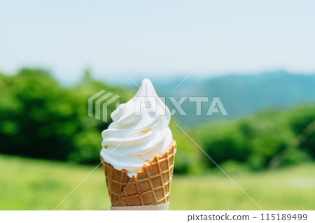高原吃的軟冰淇淋，不要臉 115189499