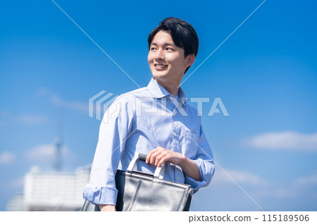 Kawagoe City Taisho Roman Street with carp streamers 115189506