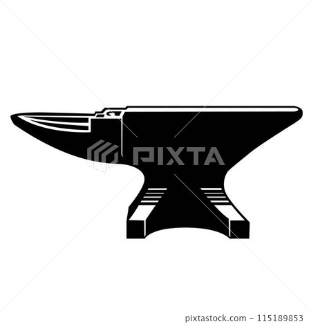 Anvil Vector Silhouette. Anvil Vector Silhouette. 115189853