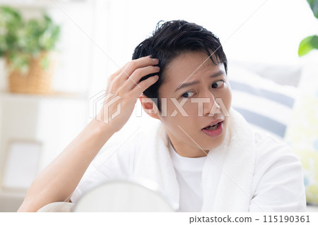 美麗形象：關心頭髮的男人 115190361