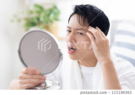 美麗形象：關心頭髮的男人 115190363