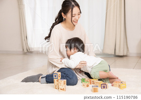 Parent-child play baby building blocks Parent-child play baby building blocks 115190786
