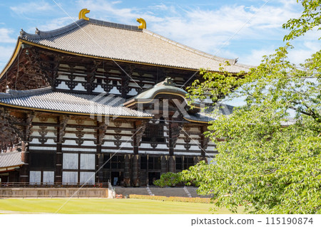 奈良世界遺產、東大寺近堂、大佛殿 115190874