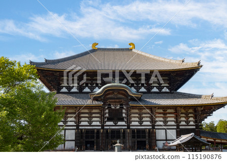 奈良世界遺產、東大寺近堂、大佛殿 115190876