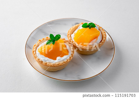 Mango tart, Western confectionery, tart 115191703