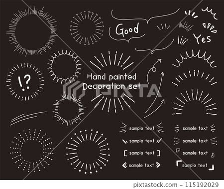 手寫集中線條與框架集_2 115192029