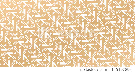 seamless pattern with geometrical shapes golden colors isolated white backgrounds for abstract illustration wallpaper concept, fabric, textile, book cover, wrapping paper, decorative background prints 115192893