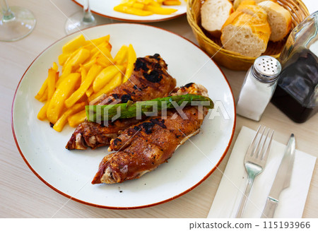 Delicious Chinese food, pig's feet with potatoes on side Delicious Chinese food, pig's feet with potatoes on side 115193966