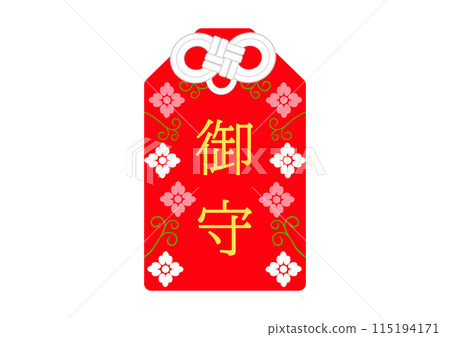 在日本神社和寺廟分發的護身符 115194171