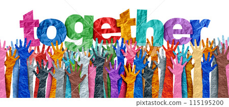 Diverse People Together 115195200