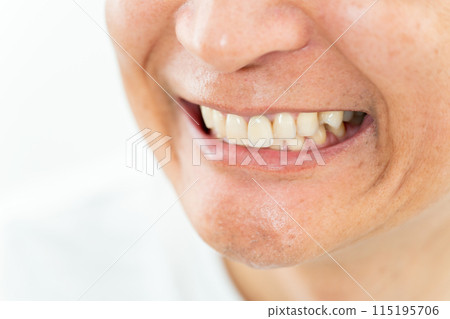 Oral care for middle-aged men 115195706