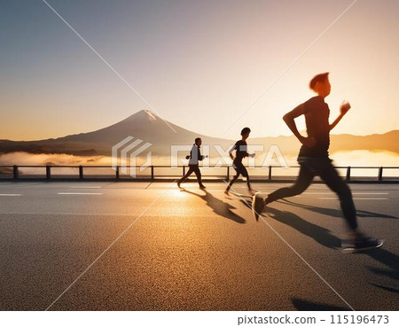 People jogging 115196473