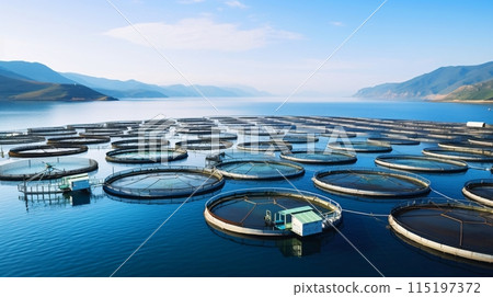 養魚場及海水網箱風景 115197372