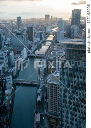 大阪的黃昏 115198908