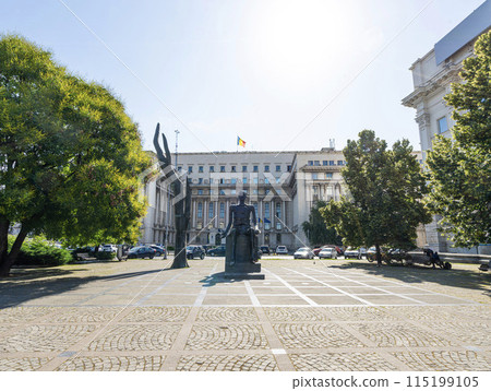 The Monument of Iuliu Maniu in Bucharest, Romania. The Monument of Iuliu Maniu in Bucharest, Romania. 115199105