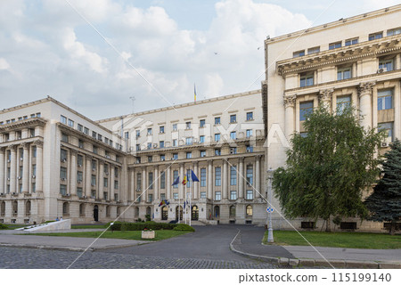 Ministry of Internal Affairs building in Bucharest, Romania 115199140