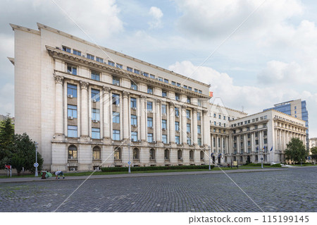 Ministry of Internal Affairs building in Bucharest, Romania 115199145