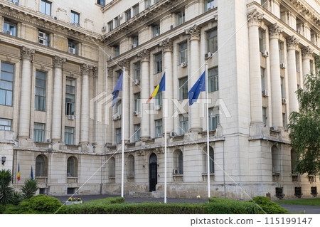 Ministry of Internal Affairs building in Bucharest, Romania 115199147