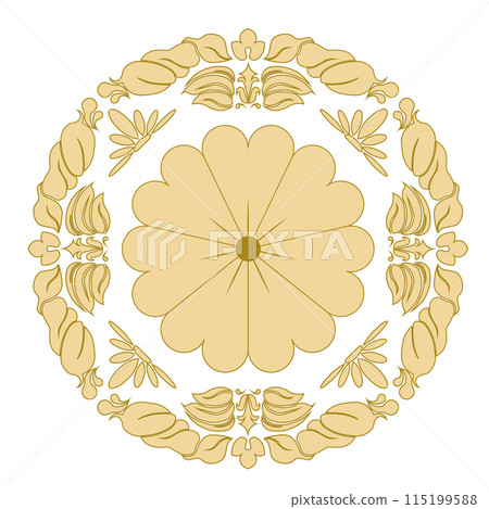 花卉圖案圖案 花卉圖案圖案 115199588