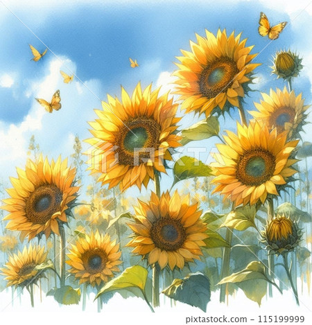 The big sunflower 115199999