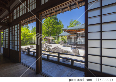 從別堂看高野山金剛峰寺 磐龍庭園 115200043