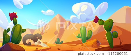 Western sandy desert background 115200061