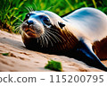 A seal to take a nap 115200795