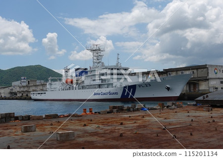 日本海上保全廳大型訓練艦「PL23嚴島」雙層橋 115201134