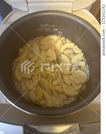 Bamboo shoots rice Bamboo shoots rice 115201142
